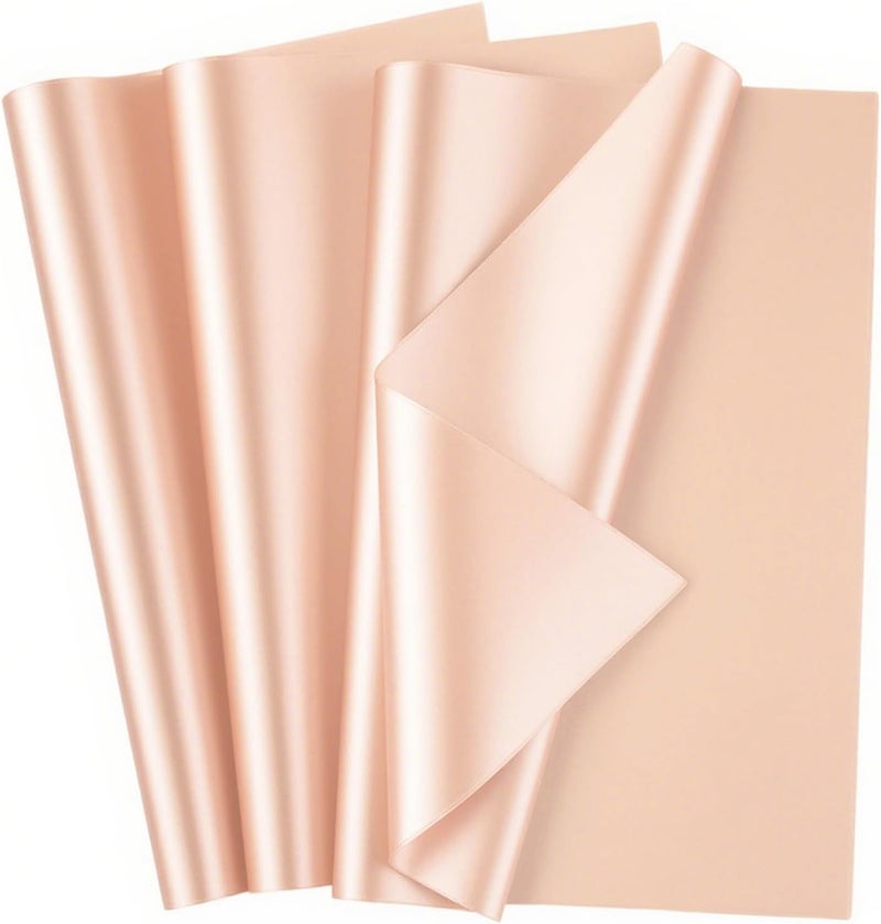 Ethanberg 60 Sheets Gift Wrapping Tissue Paper Bulk, Orange Tissue Paper for Gift Bags, Decorative Art Papers for DIY Crafts Wedding Birthday Baby Showers Holiday Party Decor, 20x14 Inches - Image 1